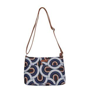 Women’s Handcrafted Crossbody Sling Bag, Abstract Printed Fabric Shoulder Purse
